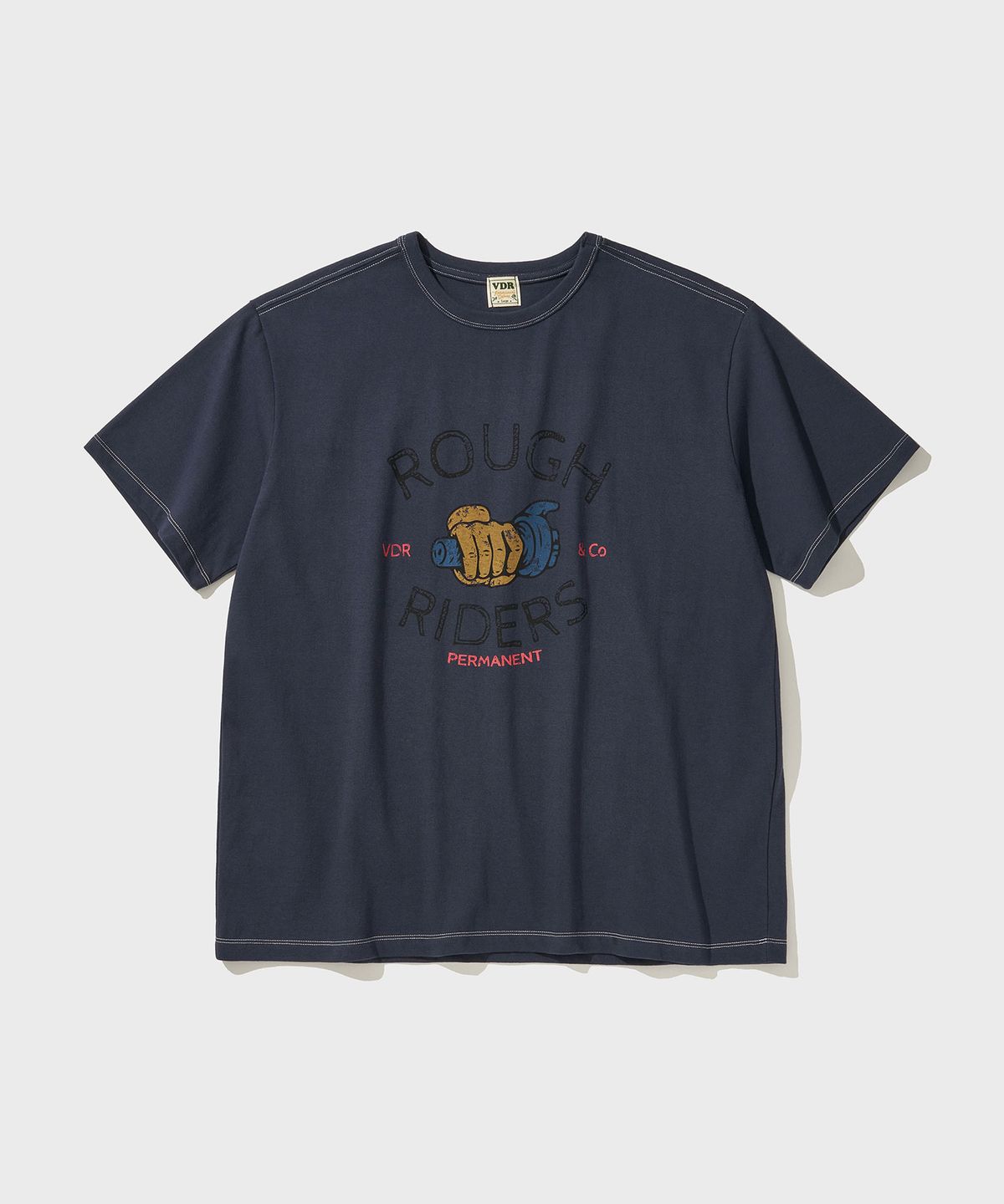 비디알(VDR) GRIP T-SHIRT [Vintage Navy]