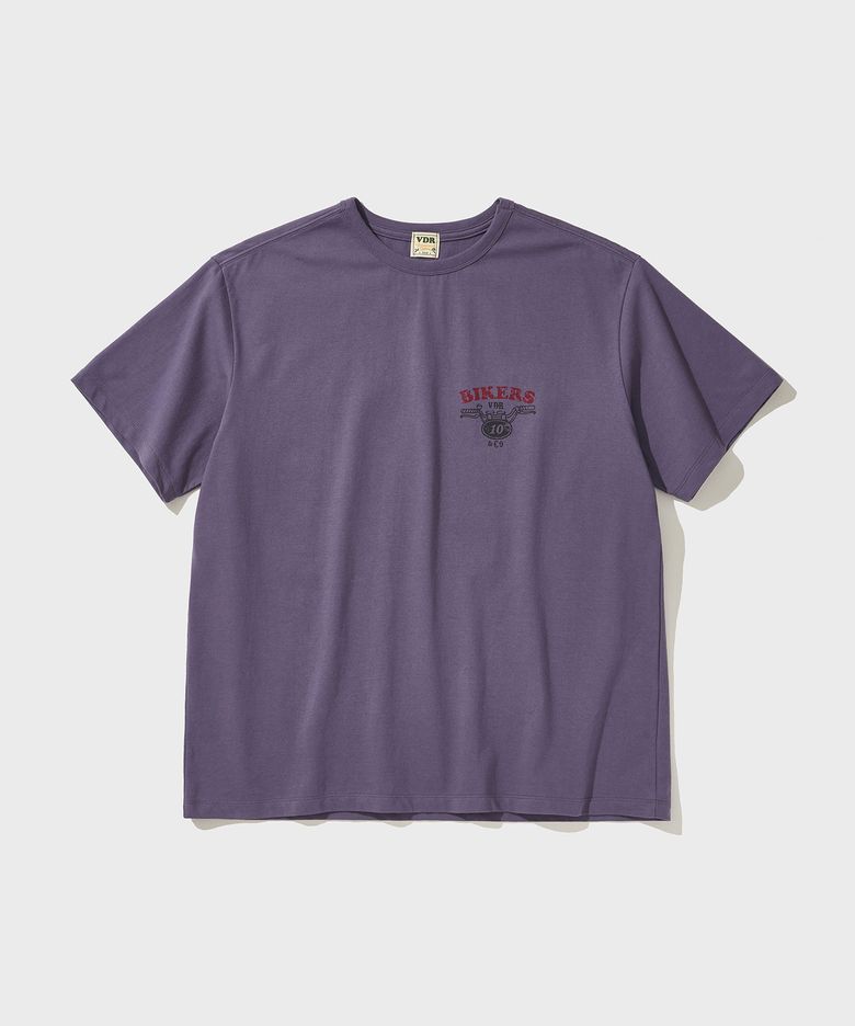 BIKERS T-SHIRT [Vintage Purple]