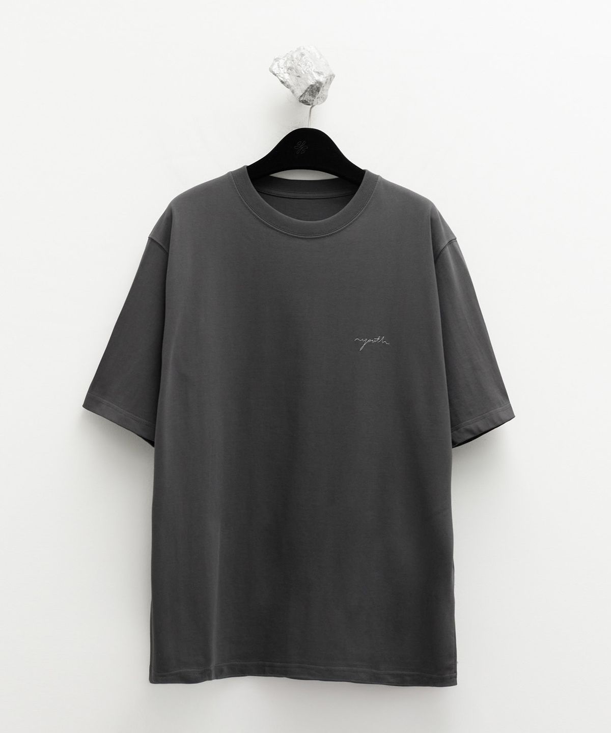 유스(YOUTH) H/S Logo T-Shirt - Charcoal Grey