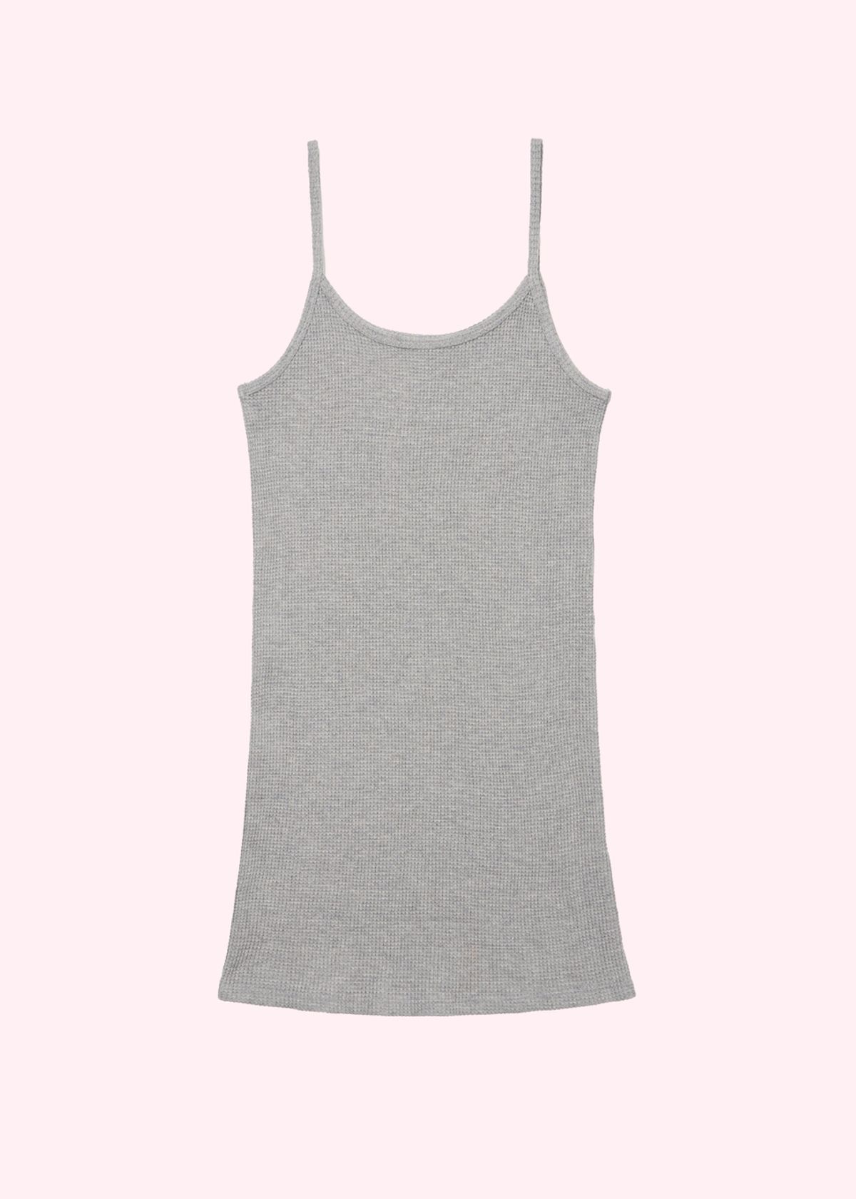 어텐즈(ATTENDS) Waffle sleeveless shirt (Gray)
