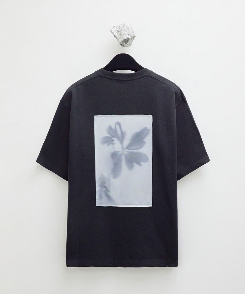 Printing Panel T-Shirt - Black