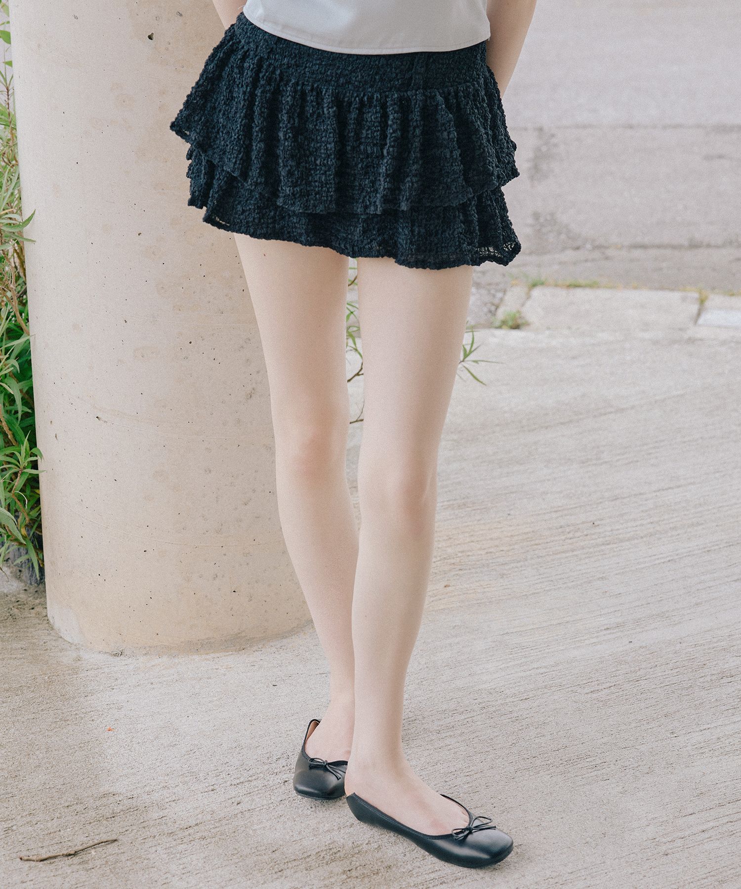 LETTER FROM MOON ♥ Summer Wrinkle Cancan Mini Skirt MUSINSA | LETTER FROM MOON Summer Wrinkle Cancan Mini Skirt