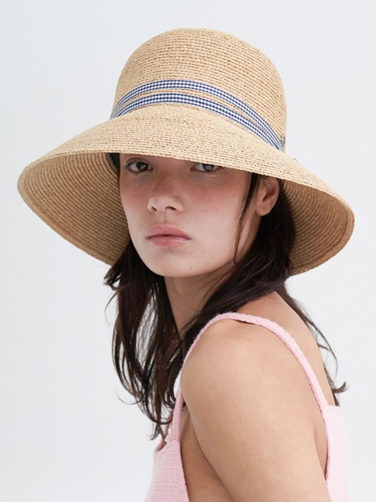 브라운햇(BROWNHAT) 미우 썸머 와이드 햇