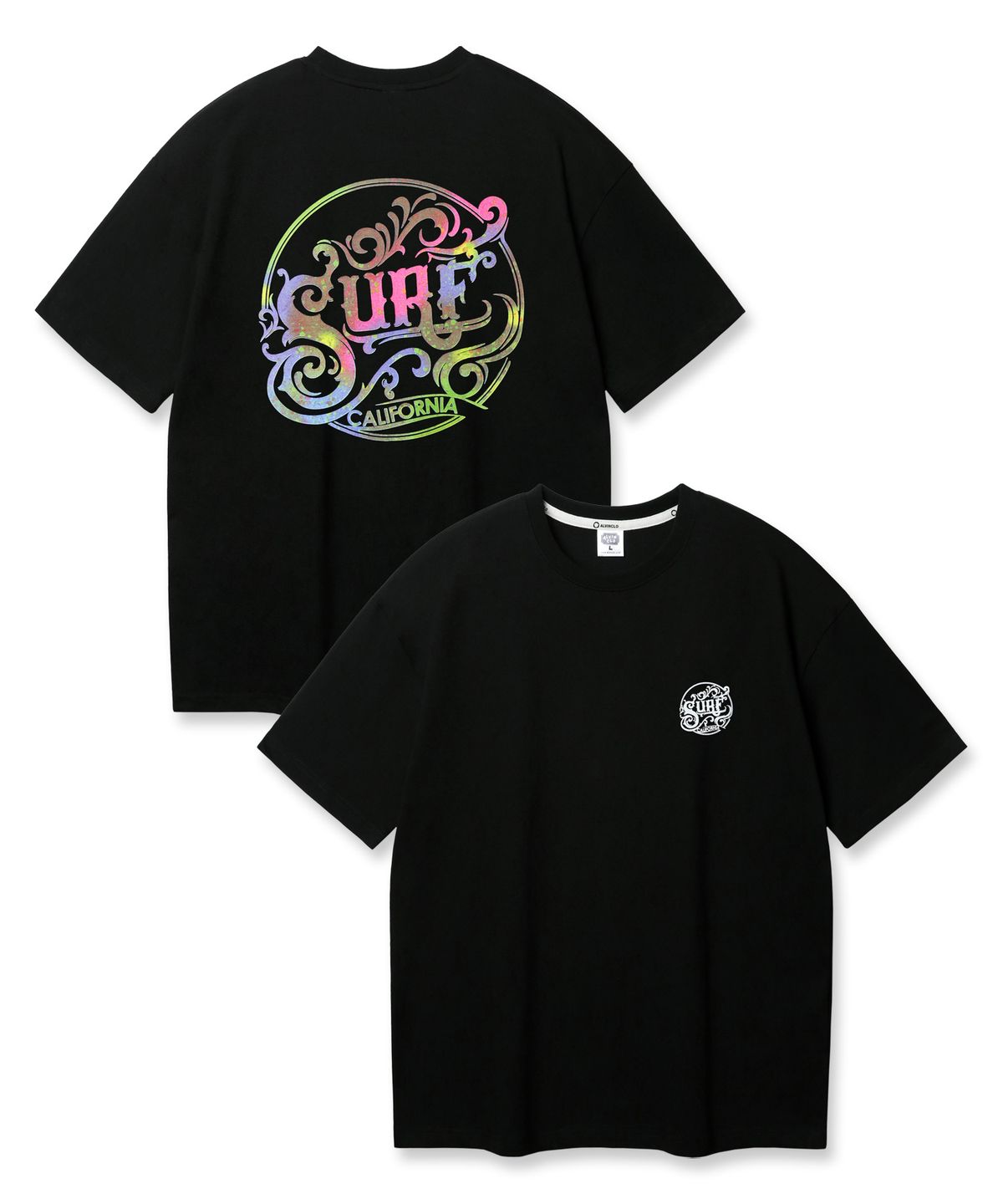 앨빈클로(ALVINCLO) SURF 오버핏 반팔티 AST4743 (2 COLOR)