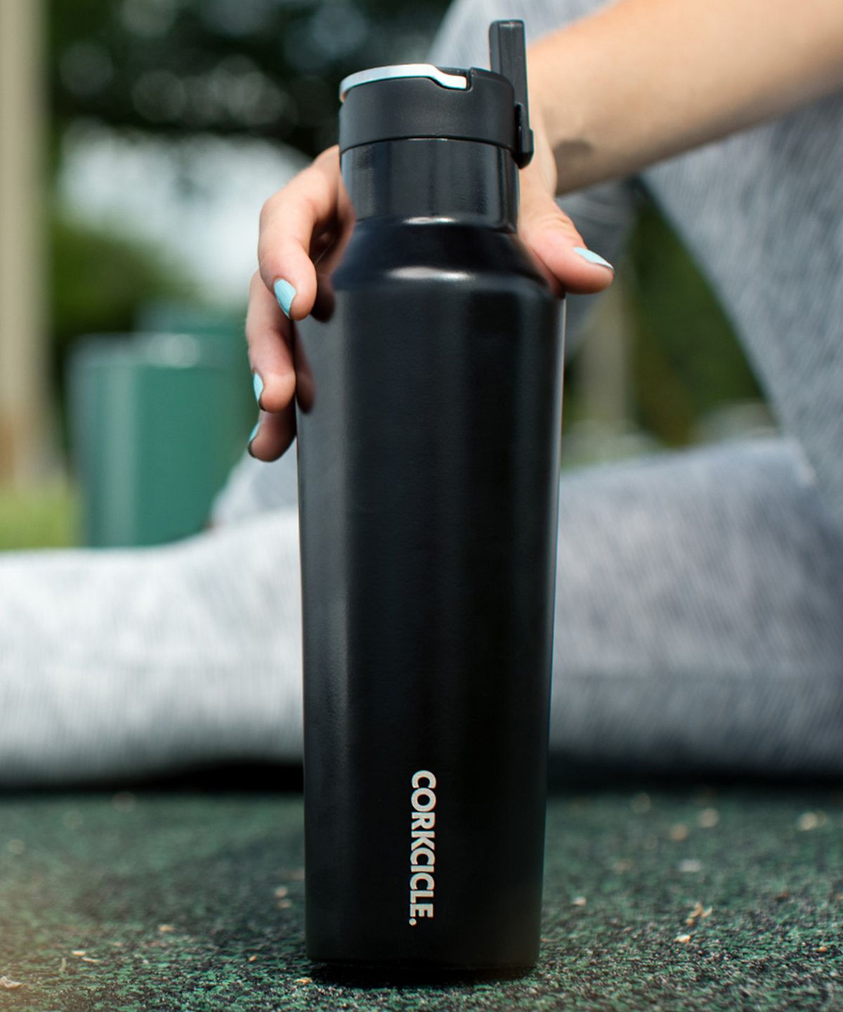 콕시클(CORKCICLE) 스포츠 캔틴 보온병 591ml 밀폐 빨대 텀블러