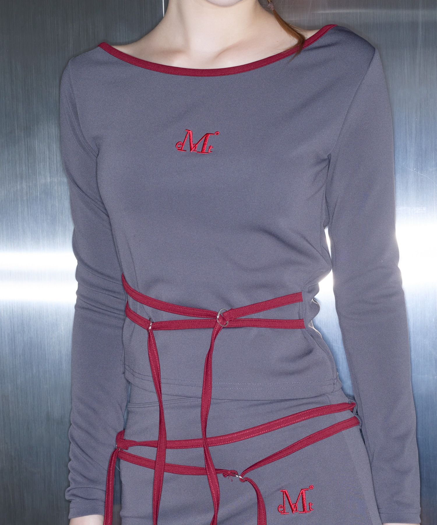 【MUCENT】ENVER SET UP STRAP UNBALANCE LONG SLEEVE T MUSINSA | MUCENT Ember Set-up Strap Unbalanced Long Sleeve