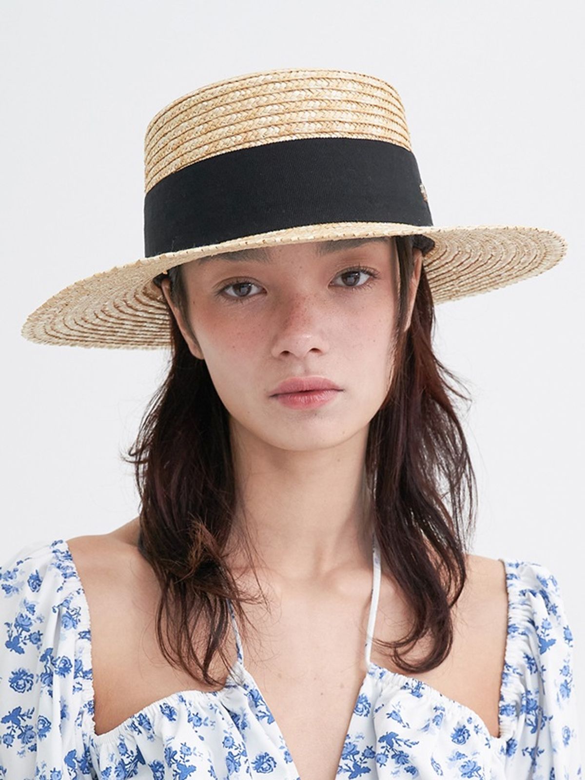 브라운햇(BROWNHAT) 클래식 스트로 보터 햇