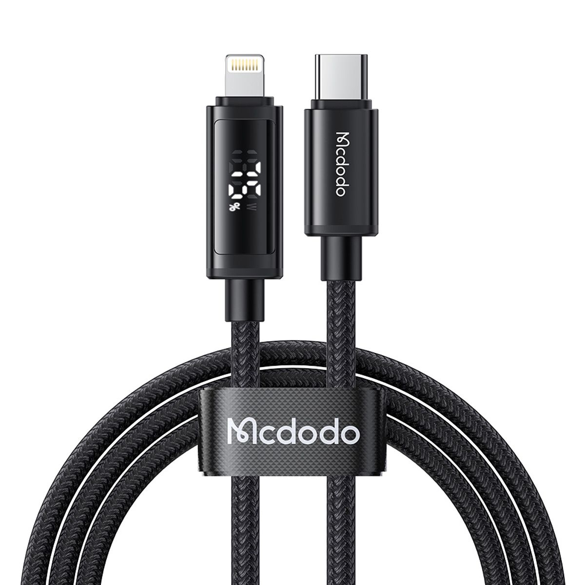 맥도도(MCDODO) 듀얼인포 디스플레이 C to 8핀 PD 고속충전 케이블 CA799