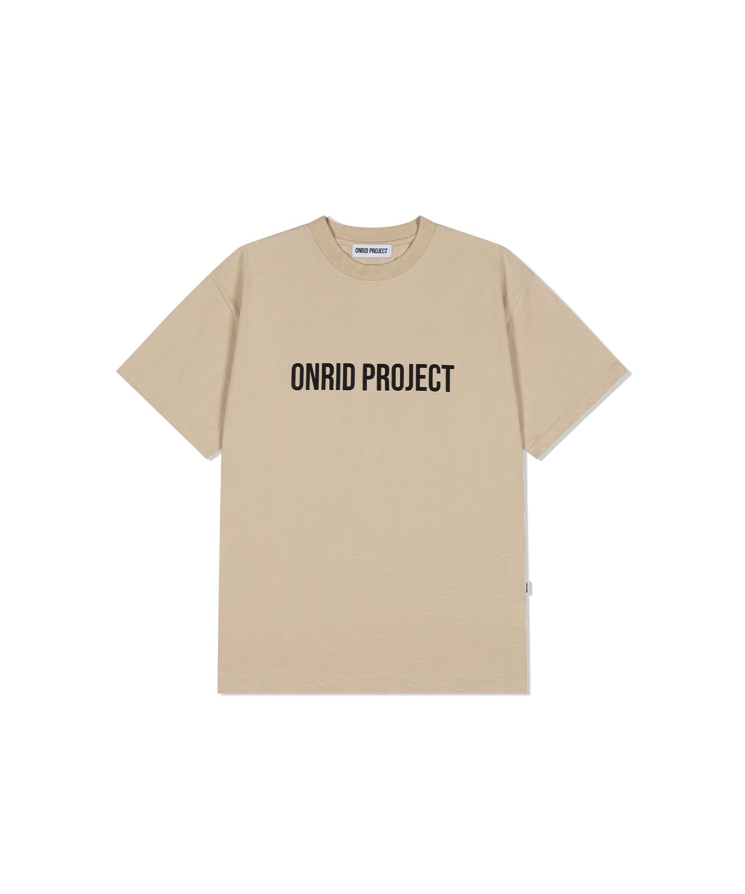 MUSINSA公式 | ONRIDPROJECT ビッグロゴTシャツ - ベージュ