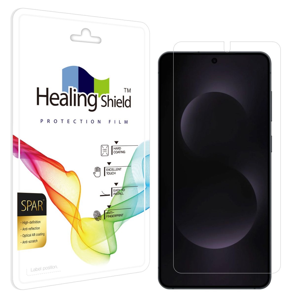 힐링쉴드(HEALINGSHIELD) 갤럭시S25 엣지 슈페리어 AR 고화질 액정보호필름 1매
