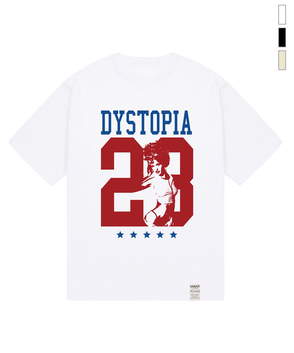 그레이버(GRAVER) [UNISEX]DYSTOPIA 반팔티_3color