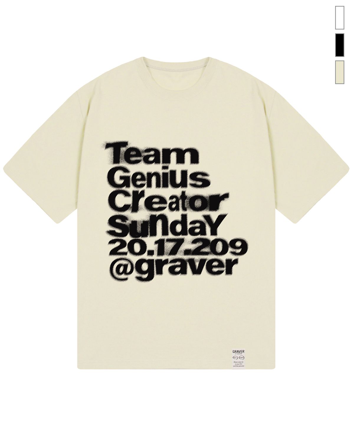 그레이버(GRAVER) [UNISEX]GT DUSTY 반팔티_3color