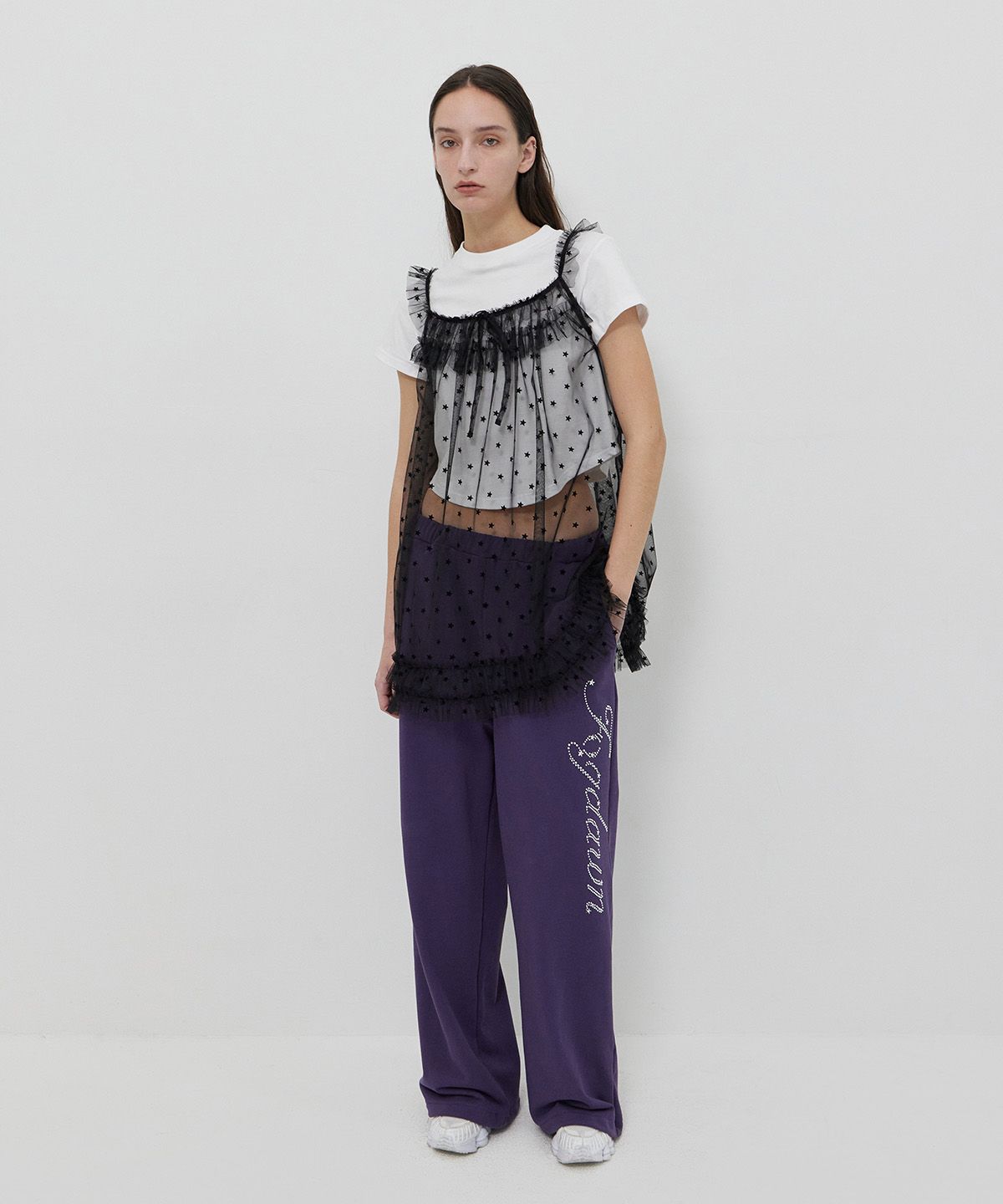 【FOGDAWN】STARRY FRILL LAYERED DRESS MUSINSA | FOGDAWN Starry Frill Layered Dress (black)