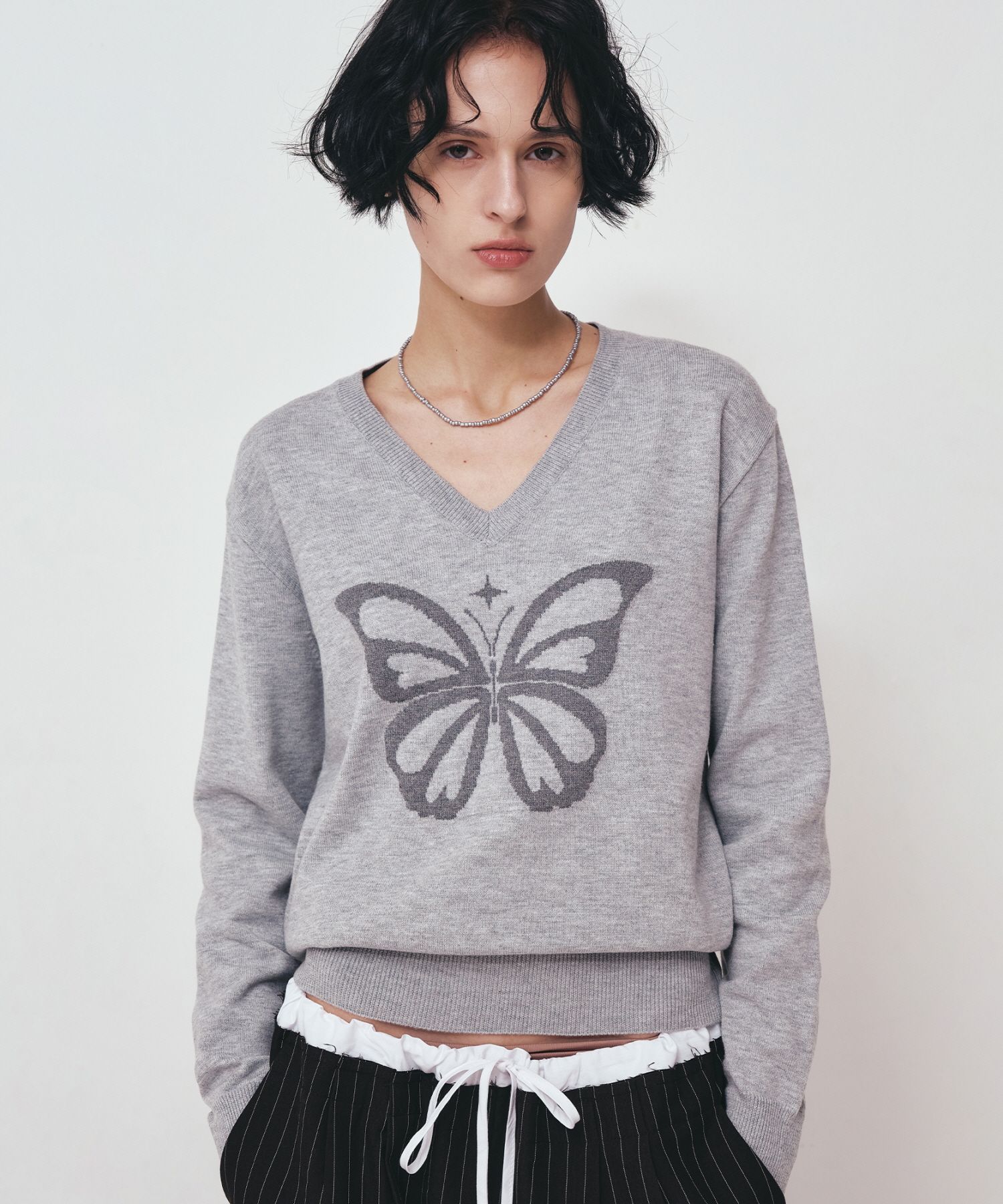 Butterfly Heart Top / DROPS 170-4 - Free knitting patterns