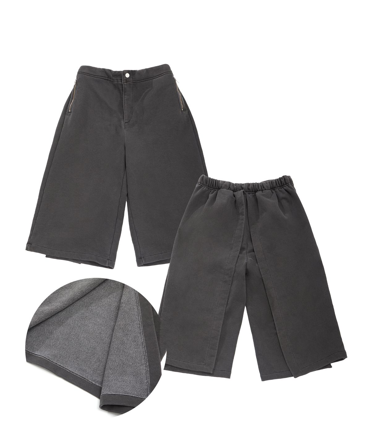 이스트스트릿(EASTSTREET) BACK LAYERED CUT SHORTS(JESBPT-004)