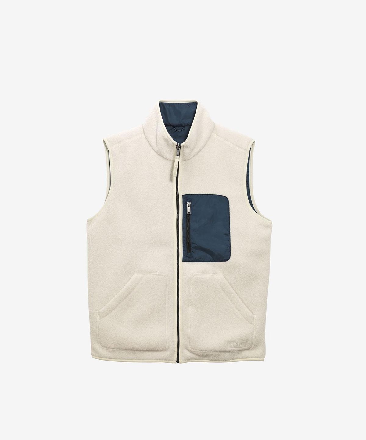 에이글(Aigle) 남성 리버시블 T-KIT 플리스 베스트 AIW24MFLE007DOV