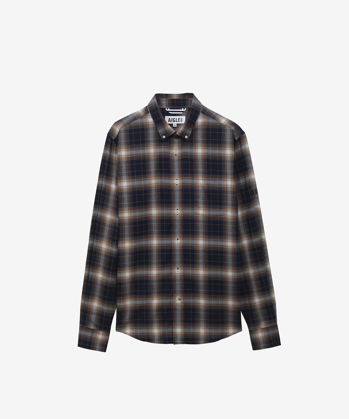 에이글(Aigle) 남성 플란넬 체크 셔츠 AIW23MSHI004EMPCH