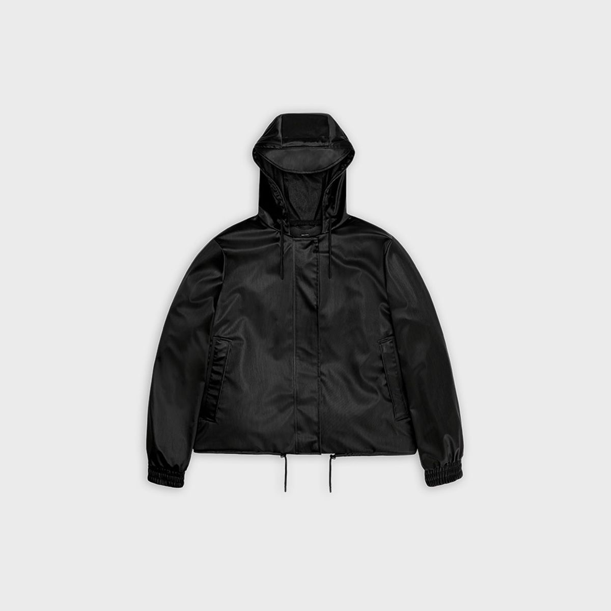 레인스(RAINS) String W Jacket - Black Grain