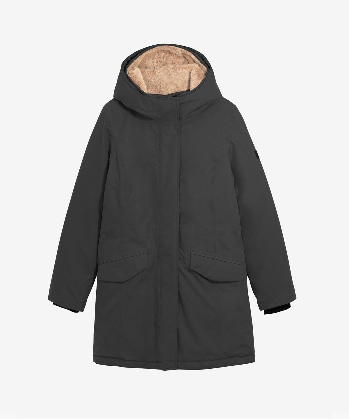 에이글(Aigle) 여성 고어텍스 후드 퍼 미드기장 자켓 AIW23WOUI013NOI