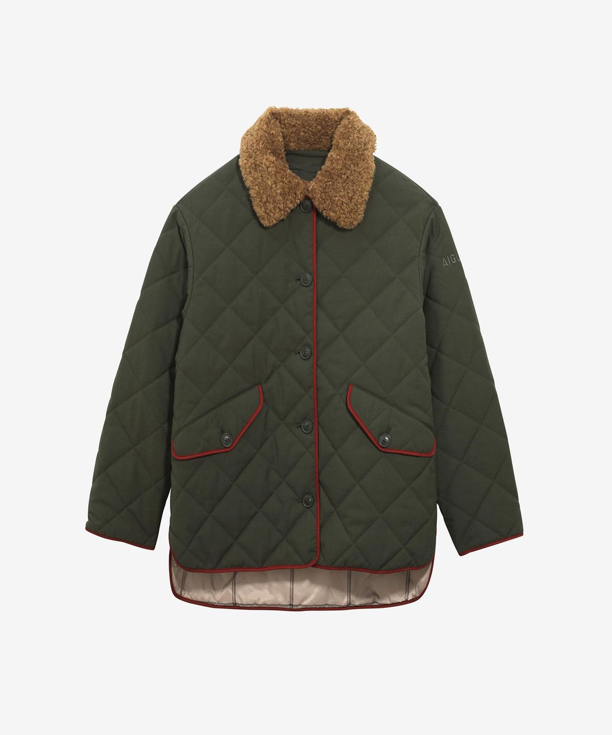 에이글(Aigle) 여성 퍼 퀼팅 자켓 AIW24WOUI011AVO