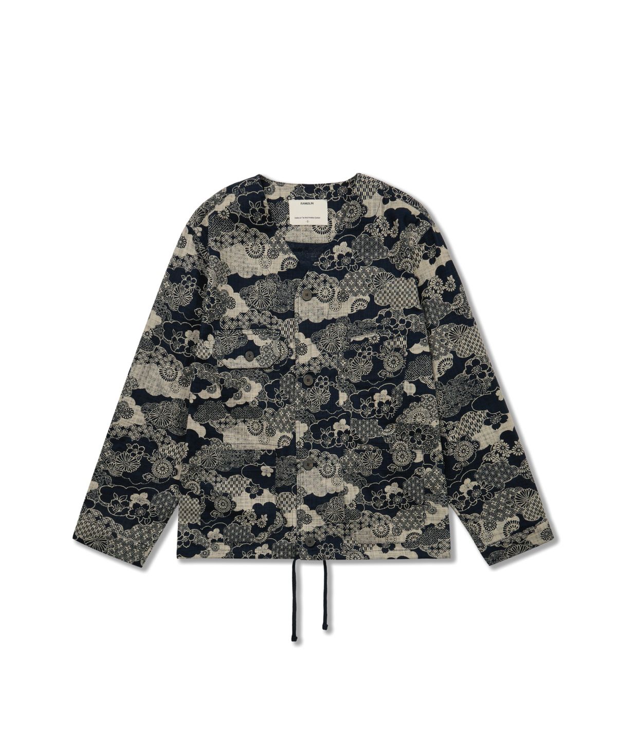 라모랭(RAMOLIN) Utility Cardigan Haether Navy