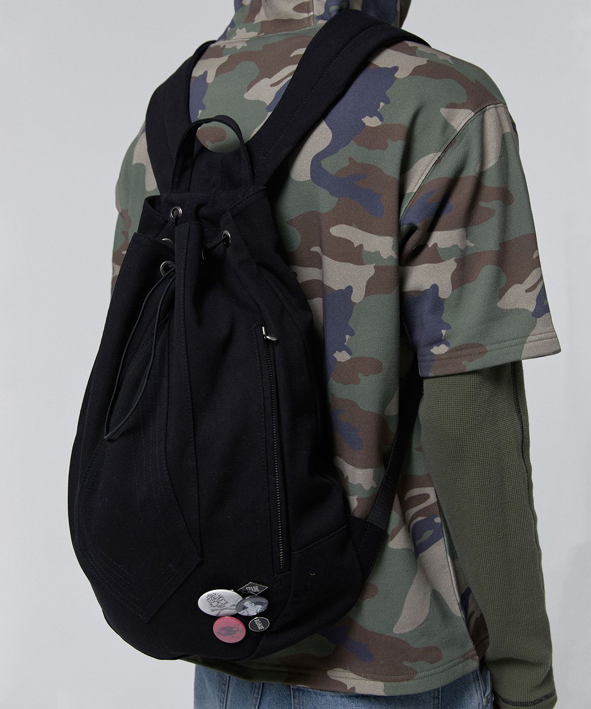 스웨이드(SUADE) SOLO RUCK SACK [BLACK]