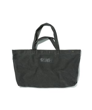WASHED BIG TOTE BAG [PIGMENT BLACK]
