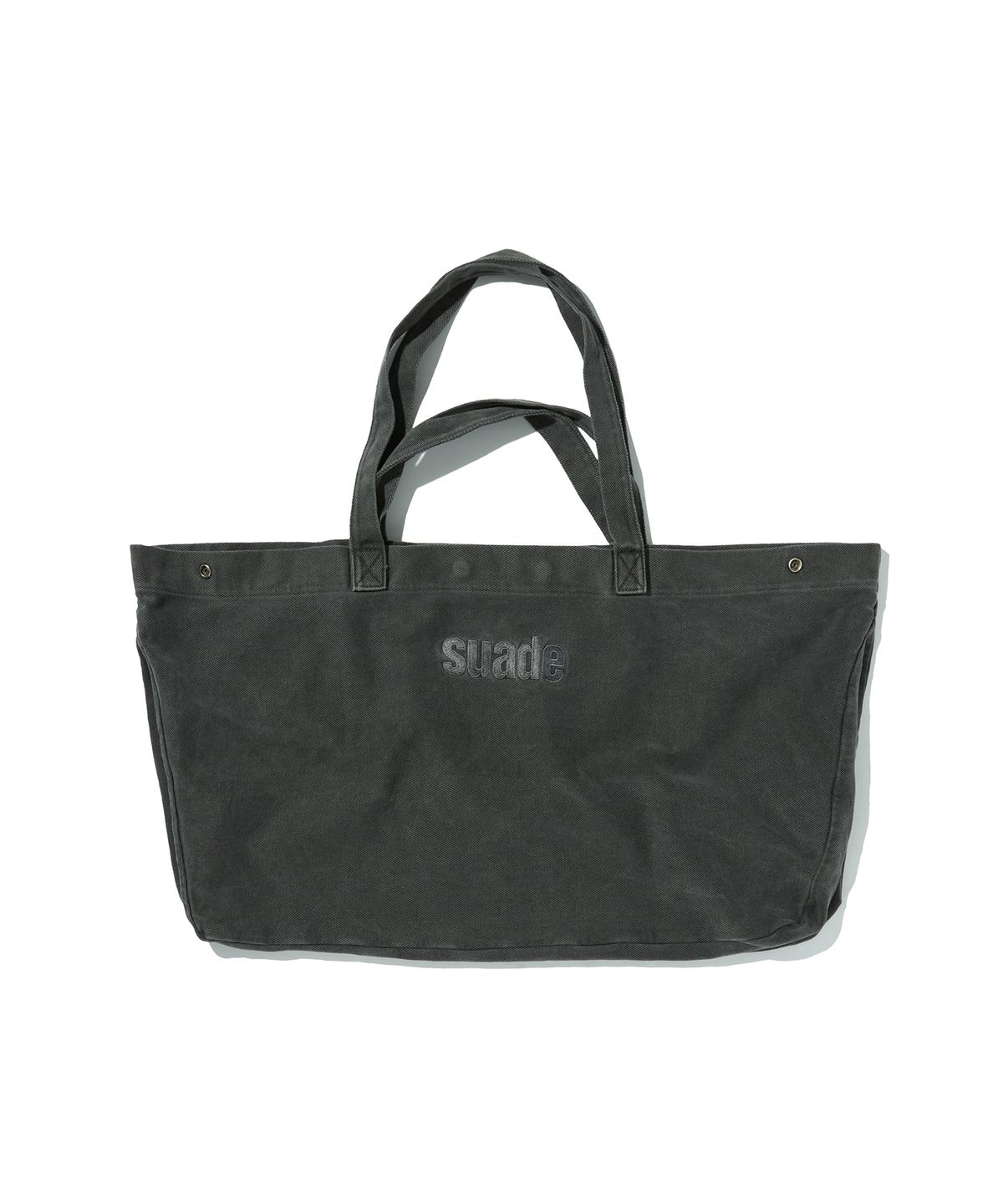 스웨이드(SUADE) WASHED BIG TOTE BAG [PIGMENT BLACK]