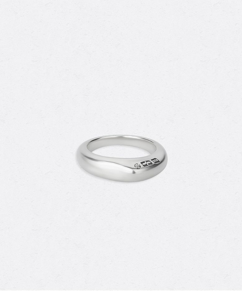 Curve Script Ring_[Silver]