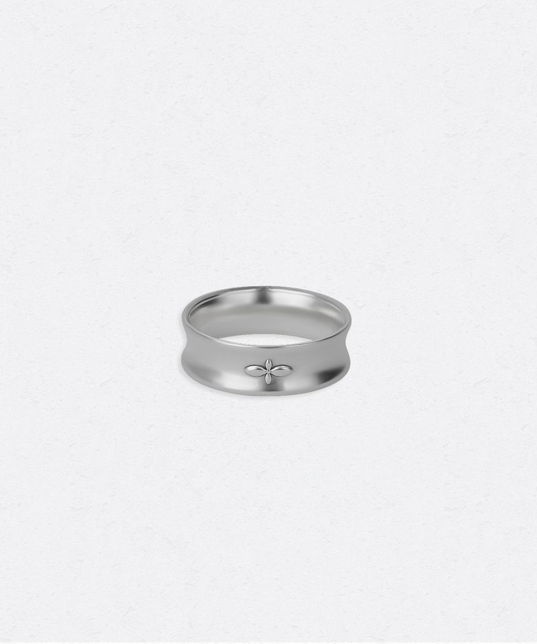 Yune Curved Unity Ring_[Silver]