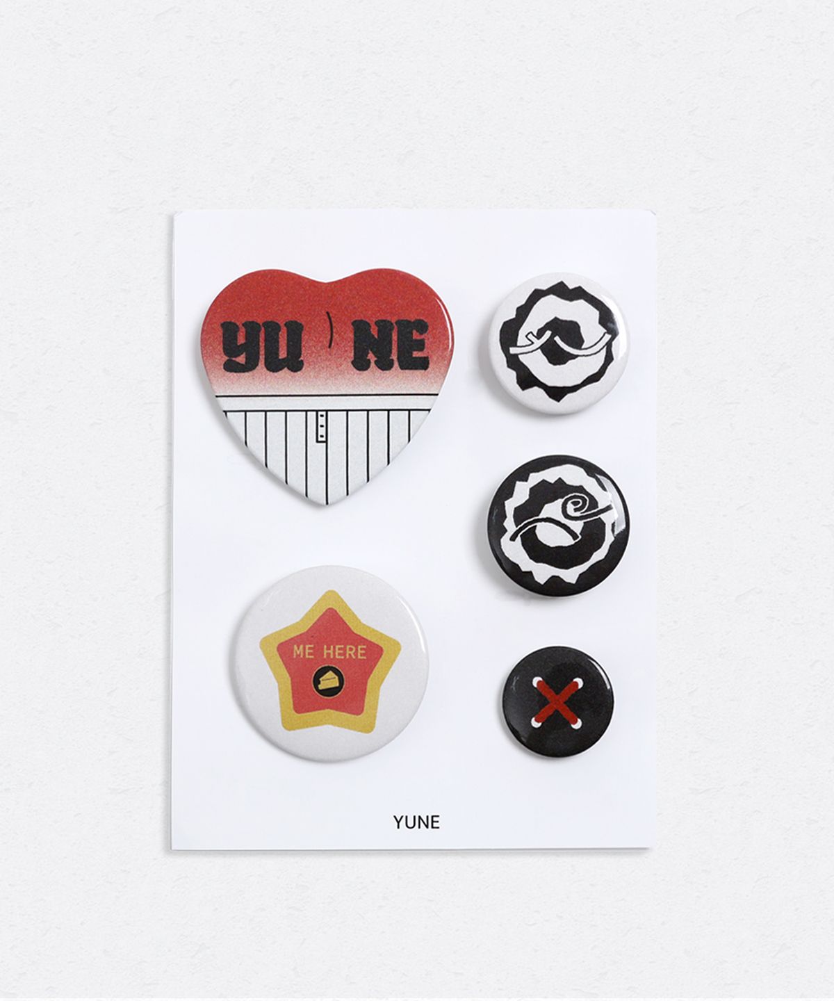 유네(YUNE) Tiny Icons Pin Set
