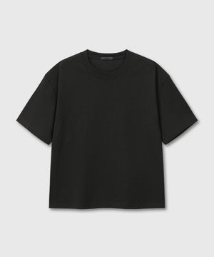 UNIFORM CROP T-SHIRTS (BLACK)