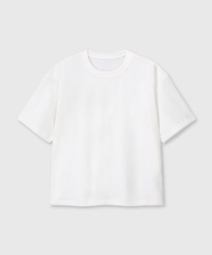 UNIFORM CROP T-SHIRTS (WHITE)