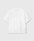 UNIFORM CROP T-SHIRTS (WHITE)