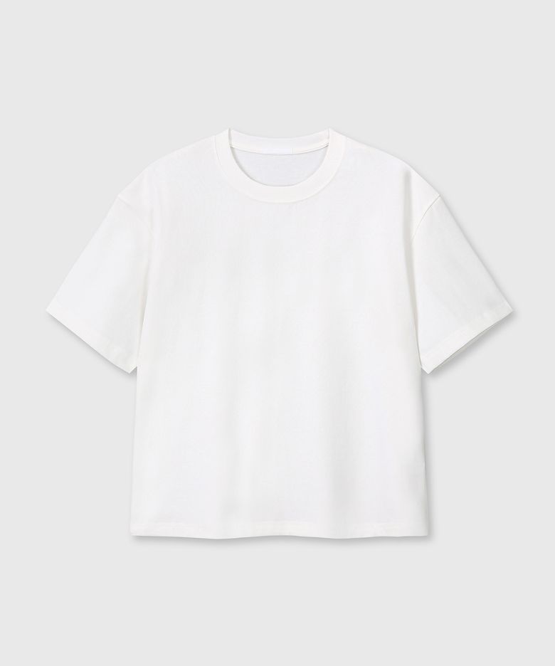 UNIFORM CROP T-SHIRTS (WHITE)