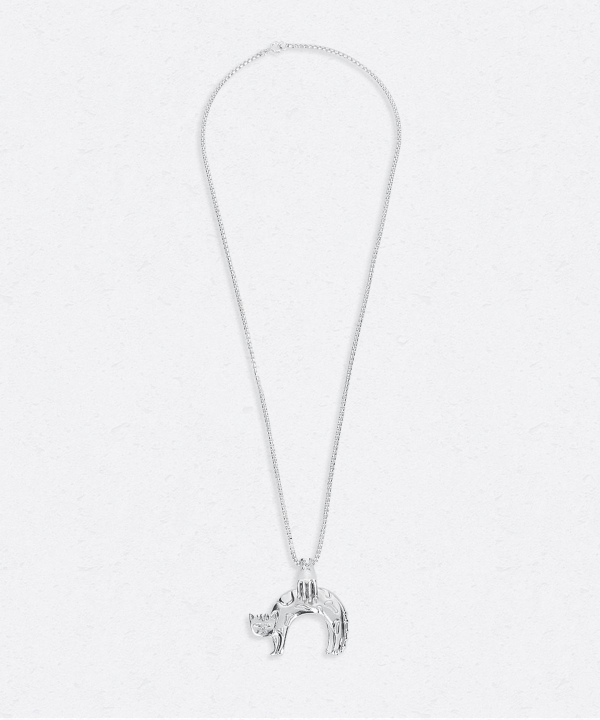 유네(YUNE) Hold Cat Necklace_[Silver925]
