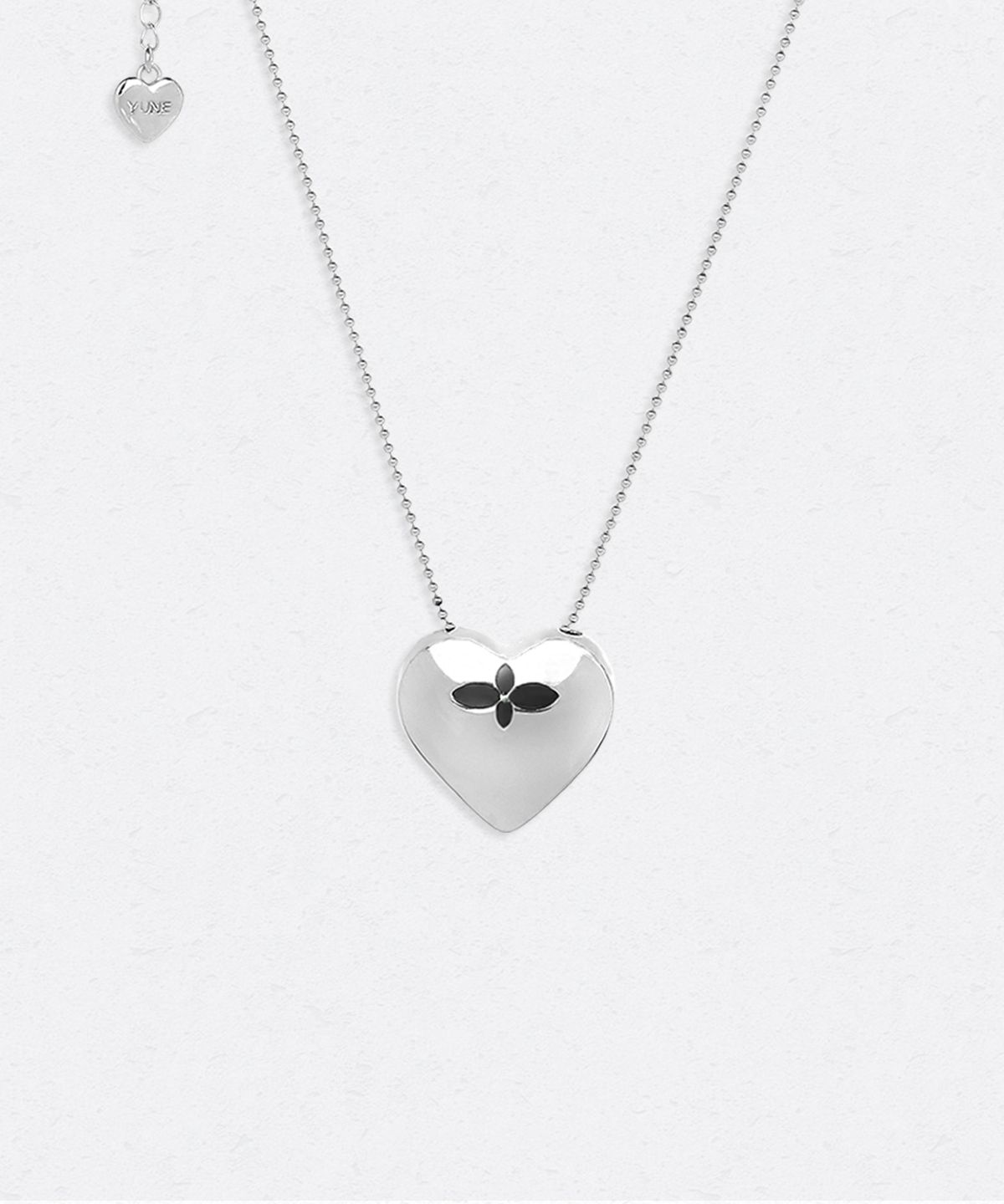 유네(YUNE) Chunky Heart Necklace_[Silver925]