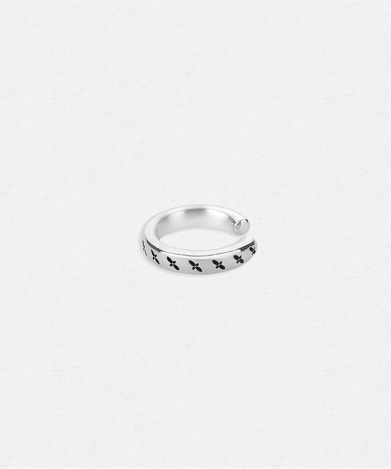 Pattern Symbol Ear Cuff_[Silver925]