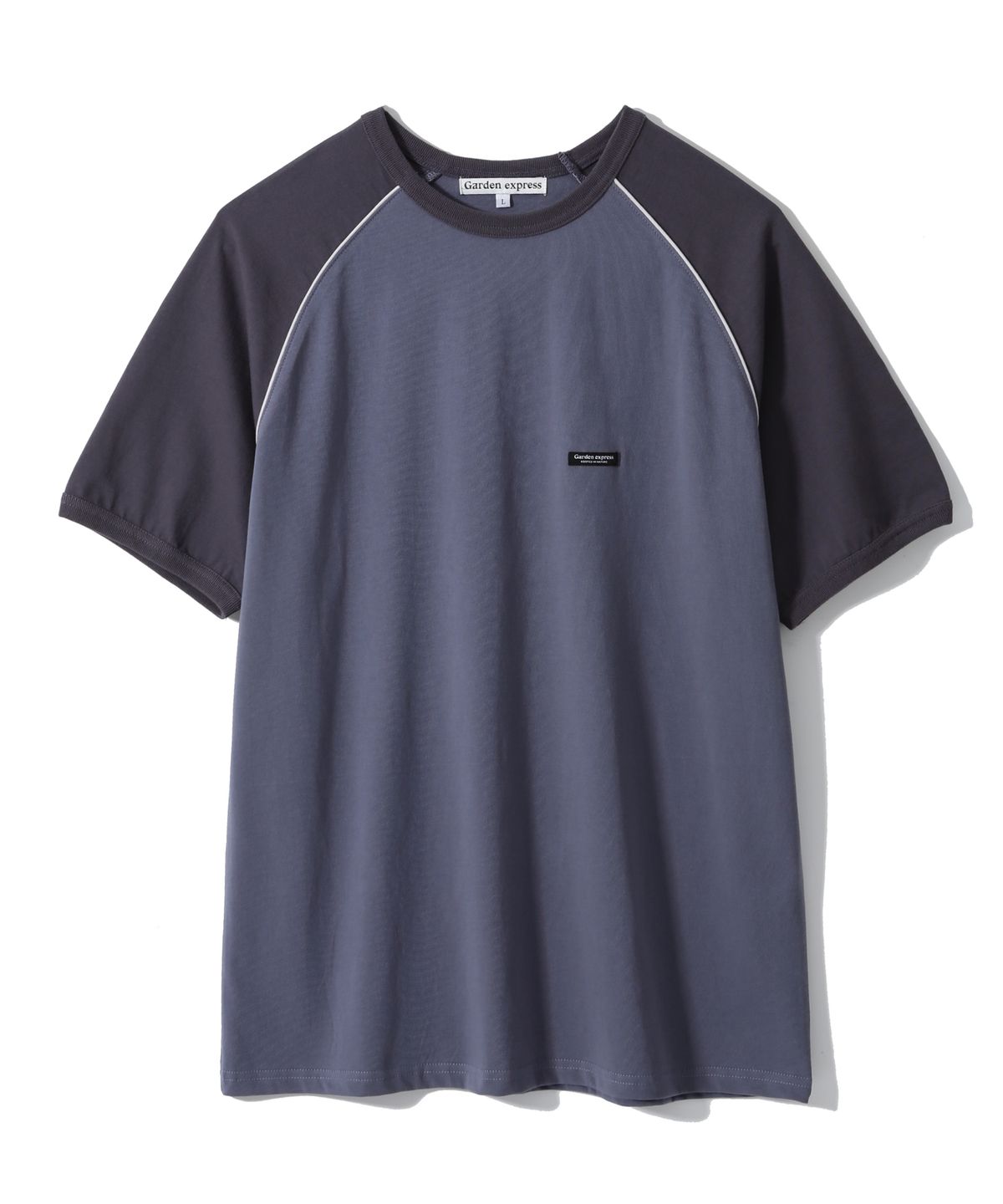 가든익스프레스(GARDEN EXPRESS) Color Block Raglan T-Shirt (grey mix)
