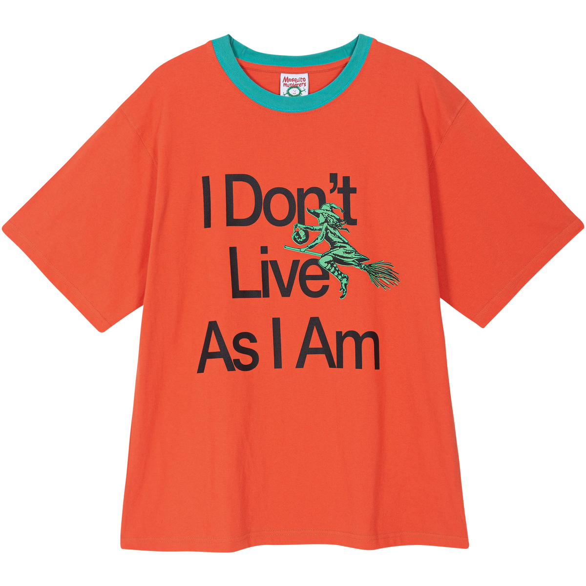 모스키토 머더러스(MOSQUITO MURDERERS) I Dont Live As I Am T-SHIRT -Orange