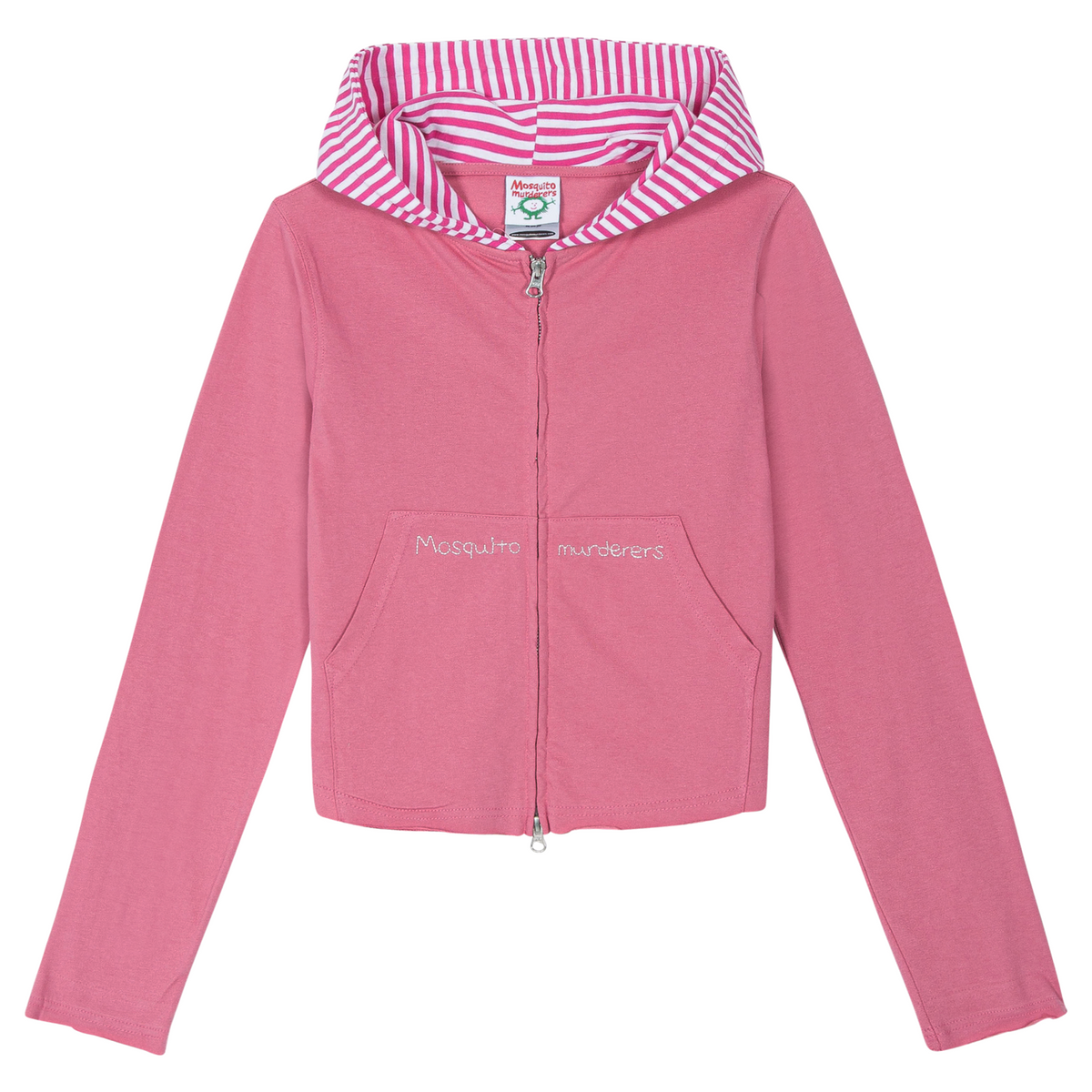 모스키토 머더러스(MOSQUITO MURDERERS) Mosquito murderers CROP HOODIE JACKET -Pink