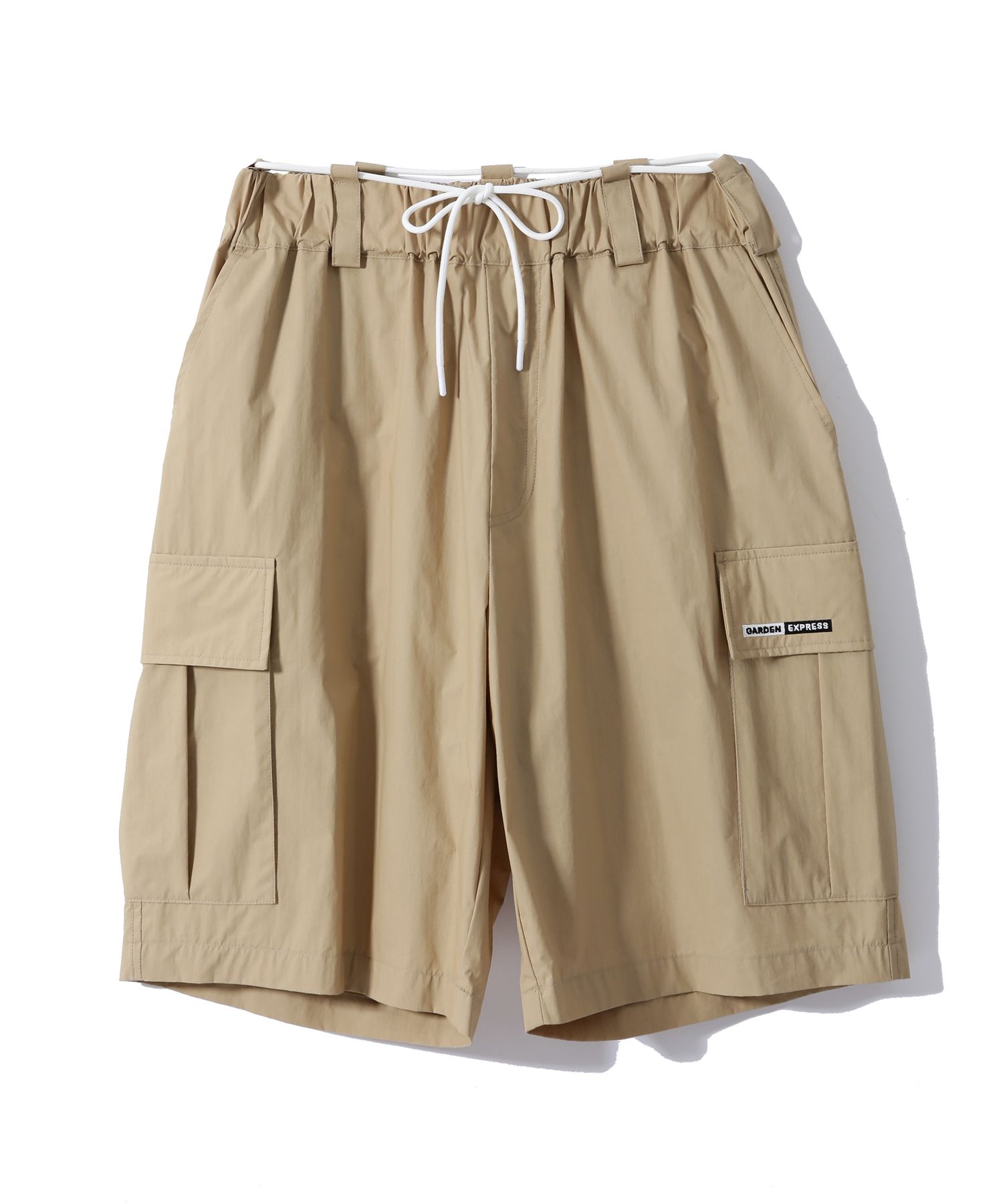 MUSINSA GARDEN EXPRESS Utility Cargo Bermuda Shorts (beige)