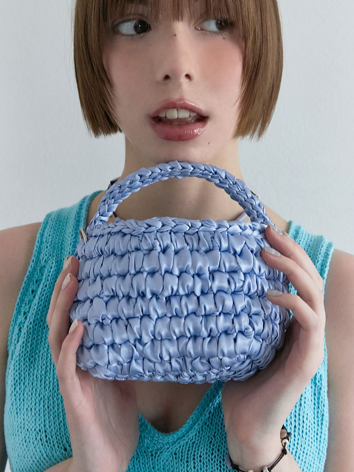애플파이오더(APPLE PIE ORDER) Baguni Bag.(Sky Blue)