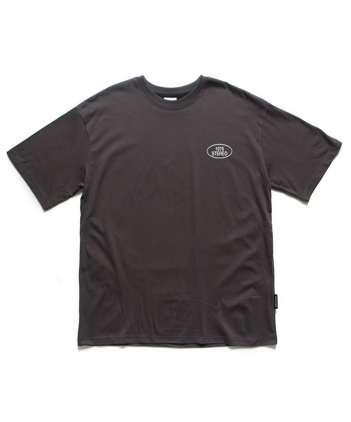 앱놀머씽(ABNORMALTHING) 사일런스 오버핏 티셔츠 차콜 (SILENCE T-SHIRT CHARCOAL)