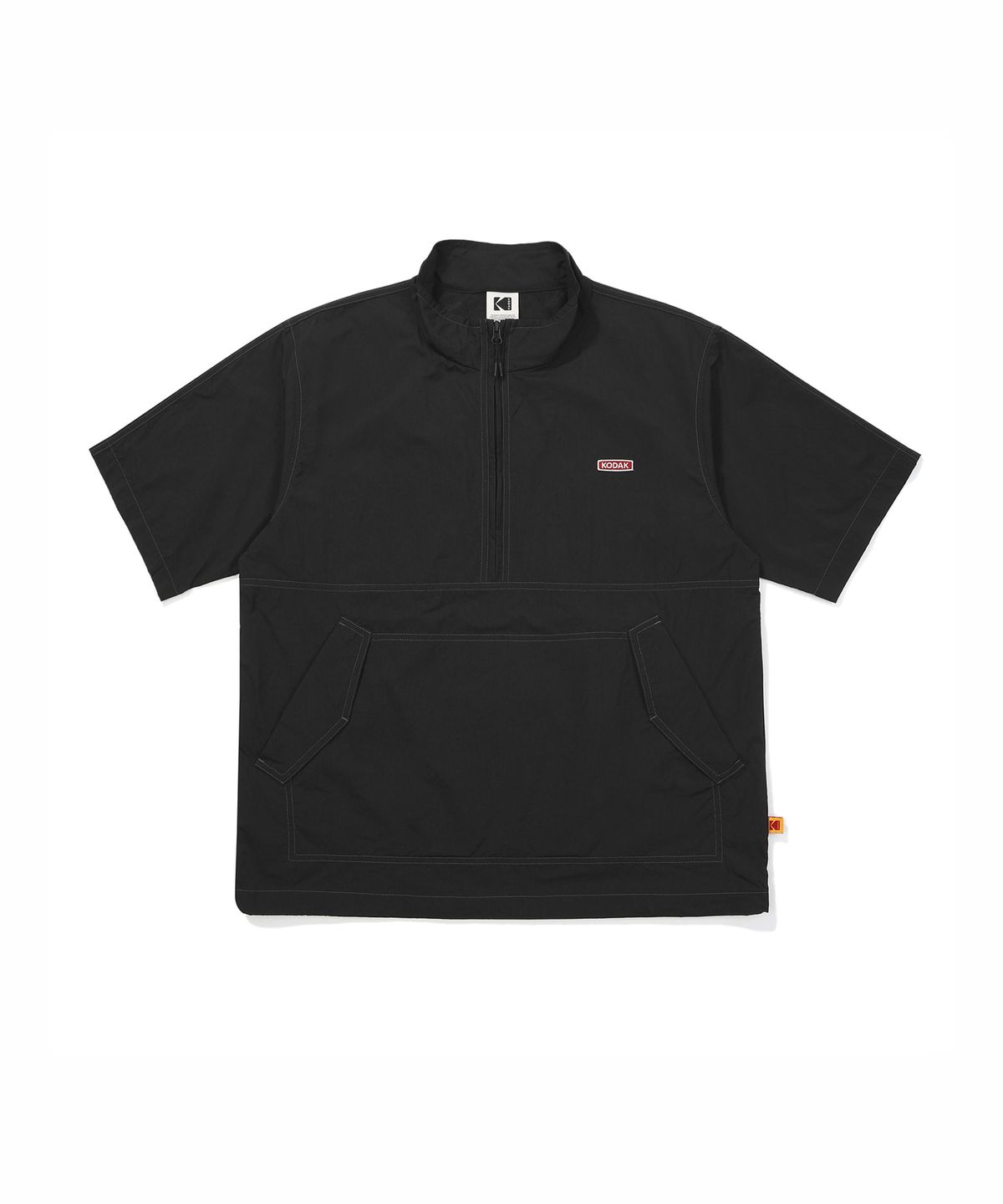 코닥(KODAK) 브리즈팝 스탠넥 아노락 BLACK