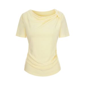 언발고리드레이프슬림티셔츠_V5B-CTS018