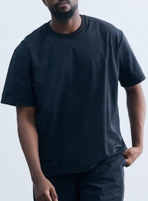 베이직 쿨링 티셔츠 AM1195 BK