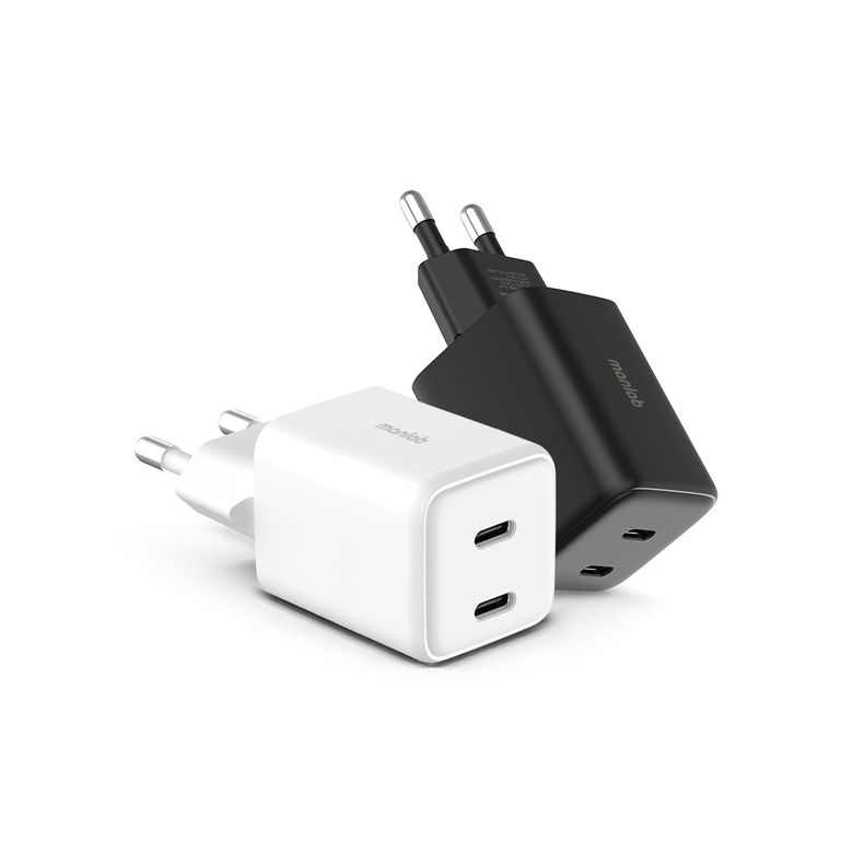 GaN 35W DUAL PD C타입 고속충전기 2포트 초소형 어댑터