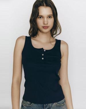 헨리넥 탱크탑 325532 [4color]