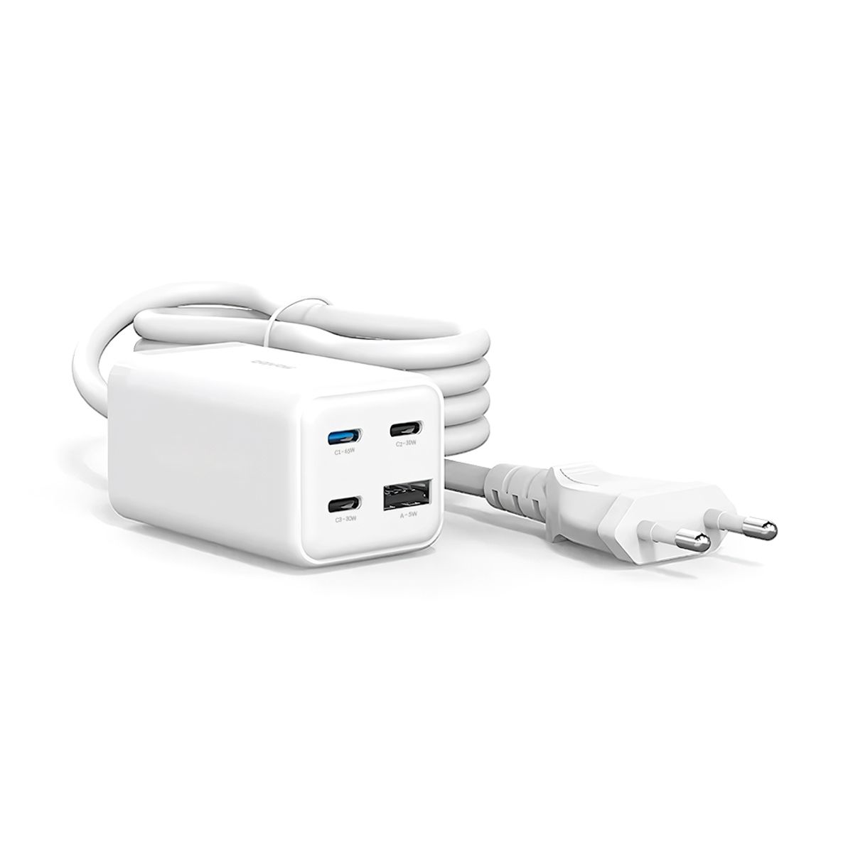 만렙(MANLAB) 65W GaN 데스크탑 4포트 스마트 멀티탭 고속충전기